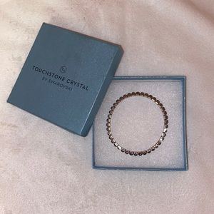 Touchstone Crystal by Swarovski March Birthstone Bracelet